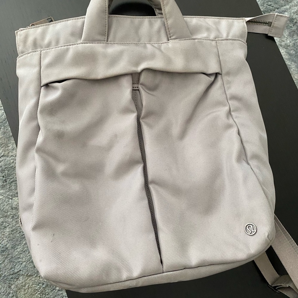 Lululemon Silver Backpack